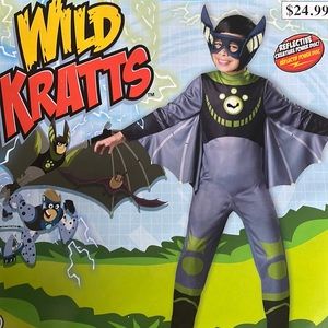 Wild Kratts: Chris Bat Power Kids Costume! New!
